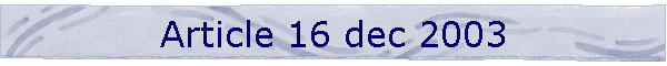 Article 16 dec 2003