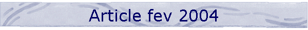 Article fev 2004