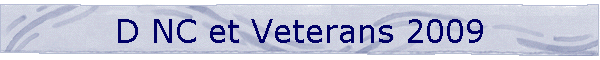 D NC et Veterans 2009