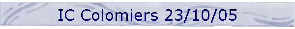 IC Colomiers 23/10/05